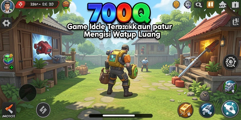 Tampilan gameplay santai yang menarik dari 700Q.
