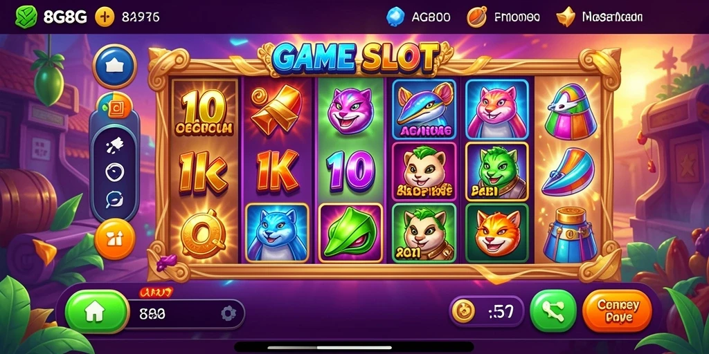 Tampilan permainan Slot yang menarik dalam 8G8G.