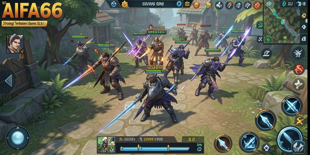 Tampilan UI menarik dengan gameplay SLG yang dinamis.