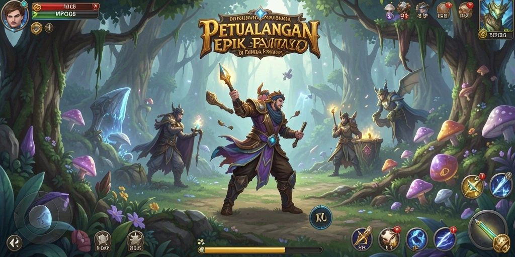 Tampilan menarik dari gameplay MPO08 yang menggugah rasa petualangan.