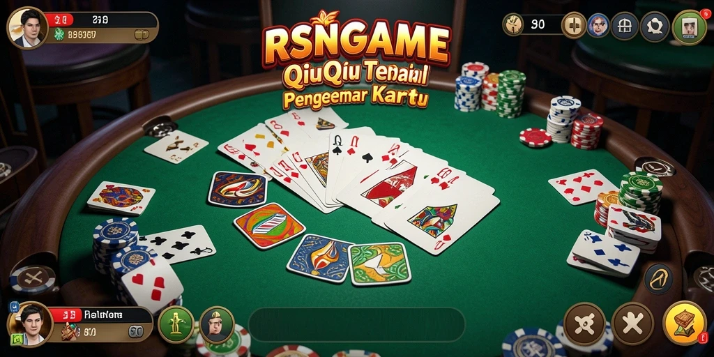 Tampilan gameplay QiuQiu yang seru dan mendebarkan.