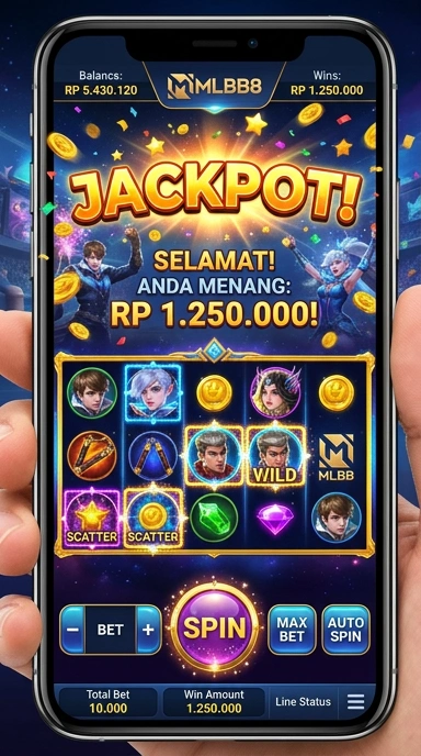Tampilan antarmuka mlbb8 yang intuitif memudahkan navigasi.